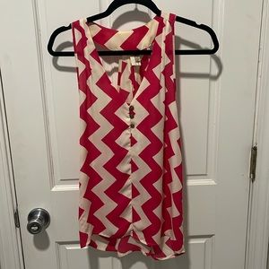 Chevron tank top